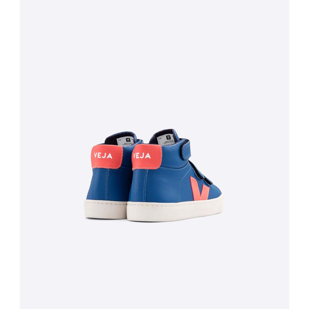 Kids' Veja ESPLAR MID CHROMEFREE High Tops Blue | SG 680OKI